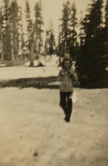 Peter Provenzano Photo Album Image_copy_176.jpg - Peter Provenzano with his nephew Leslie Token.  Mount Shasta, California - 1942.